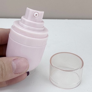 Airless Lotion Pump Bottles <b>Sunscreen</b> Cosmetic Skincare Packaging Bottle Foundation BB Aerosol Upside Down 15ml 30ml 50ml Pink - Product Image 2