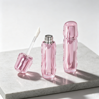 Tube de gloss à lèvres Water Wave avec double compartiment intérieur et extérieur, emballage cosmétique vide pour baume à lèvres et huile à lèvres