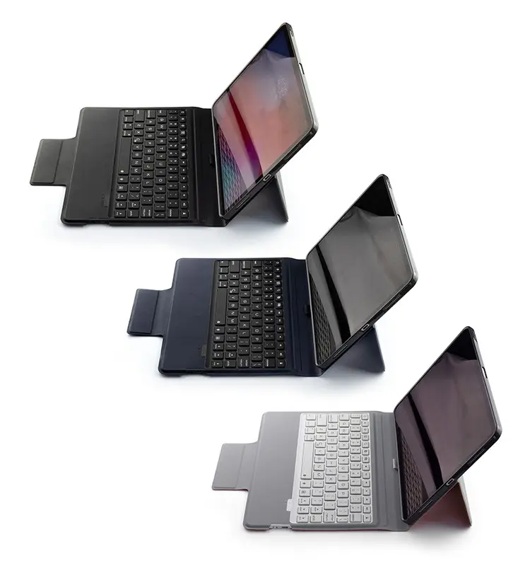 Capa de teclado dobrável para tablet, capa protetora para teclado e ipad 2020 ipad 11