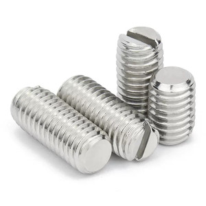 สกรูเกลียวปล่อย DIN 551 M1 M1.4 X 8 มม. M2 M3 M4 M5 M6 ถึง M12 สแตนเลส สกรูหัวแบนแบบไม่มีหัว สกรูเซ็ตแบบมีร่อง - Product Image 3