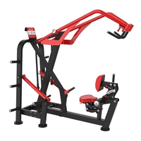 YL-AL001 Equipo de gimnasio comercial para entrenamiento de fuerza de pecho y espalda, máquina de remo con carga de placas y función de tracción alta, de acero