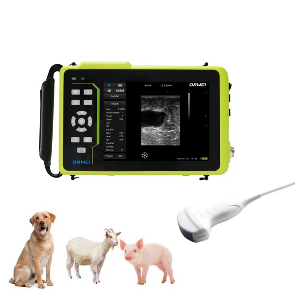 Ultrasound Machine DW-Y6 Handheld Veterinary Ultrasound Scanner Price Black White B/W Portable Ultrasound for Horse Cow Dog Pig