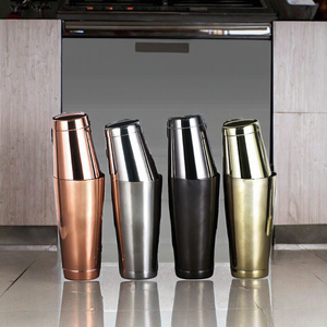 Shaker à cocktails en acier inoxydable de qualité supérieure pour bar à domicile, barman professionnel, parfait pour mélanger des boissons classiques et modernes - Product Image 3