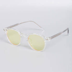 LBAshades 8631クラシックTR90イエローレッドオレンジレンズ眼鏡デザイナーサングラスカスタムアンチブルーライトメガネ - Product Image 5