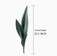 Bunga Artifisial Sansevieria Songfeng Xian Yue Long Grosir, Tanaman Realistis untuk Dekorasi Pernikahan, Meja Rumah, dan Centerpiece, Grosir