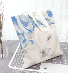 Sac fourre-tout personnalisé en usine avec logo, sac en toile de coton bio écologique, logo personnalisé - Product Image 4