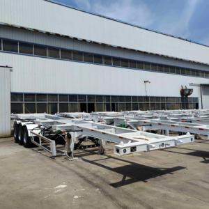 20ft & 40ft Steel Shipping Container Transportation Skeleton Semi <b>Trailer</b> Truck <b>Trailers</b> Container Chassis Semi <b>Trailer</b> - Product Image 2