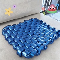 Fil fantaisie géant 100 % polyester métallisé brillant teint en masse 250g, direct usine, pour couverture tricotée à la main, lit pour animaux de compagnie et artisanat