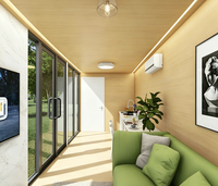 Cabaña Móvil Impermeable Tipo Apple con Baño Completo, Casa Prefabricada Pequeña para Alojamiento Turístico Panorámico en Hoteles al Aire Libre, Venta al Por Mayor