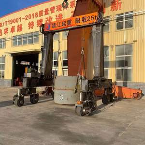 מנוף גשר הידראולי בעל הרמה גבוהה של באו ווי, מסוג מסילה/צמיגים, גובה הרמה 30 מטר, קיבולת 1000 קילוגרם, לטיפול חיצוני ופירוק. - Product Image 6