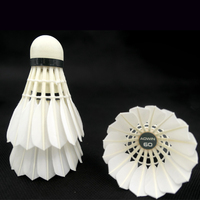 Shuttlecock Bulu Angsa Grosir, Shuttlecock Badminton Kecepatan 76/77/78 untuk Latihan Luar Ruangan