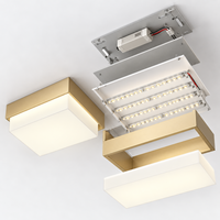 GOZONE signe des enseignes lumineuses LED personnalisées en forme de cube, suspendues au plafond, pour les halls d'hôtels et les magasins de détail.