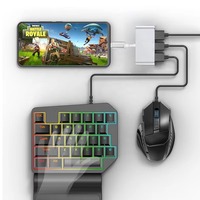 Hub USB C 4 en 1 a USB 3.0 con carga PD, adaptador tipo C, hub USB-C para ratón, teclado, memoria USB, para teléfono móvil, tableta, portátil, juegos.
