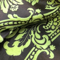 Tissu en velours DTY FDY de haute qualité, imprimé en relief avec motif floral, pour canapé, rideau, textile d'ameublement