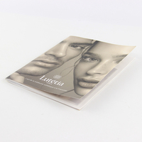 Fabricant de services d'impression personnalisés Marketing des produits Fabricant de livrets de reliure au point de selle de taille A5 A6 avec page transparente