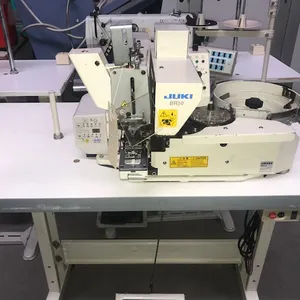 İkinci el Jukis MB- 1800 A/ BR10 yüksek hızlı bilgisayar kontrollü tek iplik Chainstitch düğmesi DİKİŞ MAKİNESİ