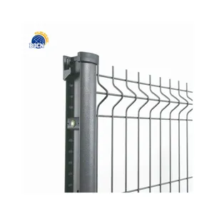 BOCN Fence Point Welded Galvanized 4x4 6 X 10 Welded Wire Fence Panels Rigid Welded Wire Mesh Fence Panel