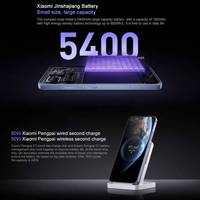 Versión Global Xia0 Mi 15 5G 12GB+512GB Smartphone Pantalla AMOLED Ultra Brillante de 6.36 Pulgadas y 3200 Nits 2670x1200 CrystalRes 120Hz