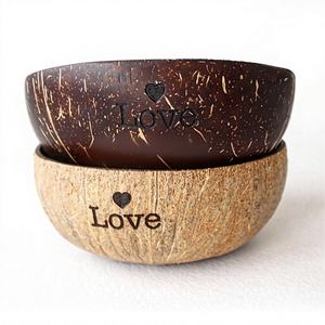 Cuencos de Cáscara de Coco Naturales Pulidos y Ecológicos al por Mayor - Product Image 1