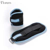 Bracelet de sport ajustable et durable en néoprène avec logo personnalisé, poids de 1kg/2kg en sable de fer pour poignet et cheville, idéal pour le fitness et le remodelage corporel