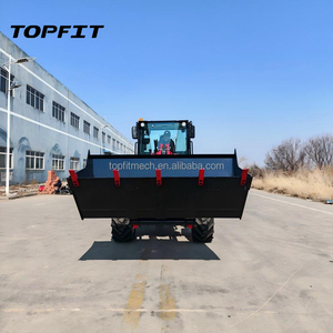 รถตักล้อยางหน้าขนาดเล็ก TOPFIT H580 เครื่องยนต์ดีเซล Yunnei 76 กิโลวัตต์ บุ้งกี๋ขนาด 1.3 เมตร สีแดง รับประกัน 1 ปี มอเตอร์ปั๊มเกียร์แบริ่งคุณภาพสูง - Product Image 2