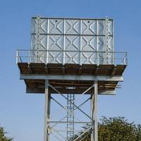 Prix d'usine, fournisseur fabricant, panneau 1,22x1,22m en acier Q235, réservoir d'eau souterrain galvanisé à chaud pour ferme en Ouganda