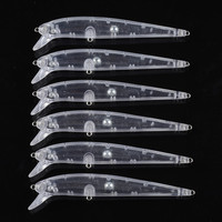 Corps de leurre de pêche Minnow vierge en plastique biomimétique N13, 11,5 cm, 9,3 g, vente en gros
