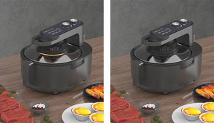 Friteuse à <span class=keywords><strong>air</strong></span> numérique compacte JUBAKE Premium de 5 pintes, four multifonctionnel, <span class=keywords><strong>pot</strong></span> instantané avec technologie d'élimination de la graisse - Product Image 4