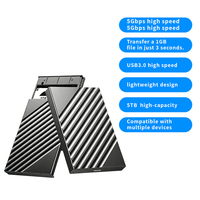 Boîtier adaptateur USB 3.2 Mini USB SATA pour SSD 2,5 pouces, pour ordinateur portable, utilisation portable