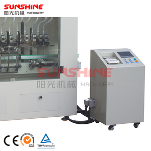 Linea di produzione di macchinari per riempimento di bottiglie di liquido acido solforico Anti-corrosivo completamente automatico candeggina - Product Image 2