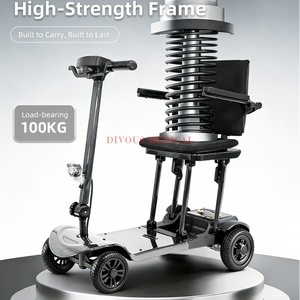 Hot <b>Sale</b> DIVOUS DOS128 <b>Folding</b> Carbon Fiber Electric <b>Mobility</b> <b>Scooter</b> 17kg Lightweight 24V250W Motor 6AH Battery <b>for</b> Adults - Product Image 3