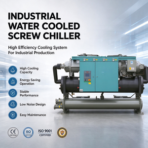 Enfriador Industrial de Agua de 40 HP, Ahorrador de Espacio, Flexible, con Control Inteligente de Bomba, a Prueba de Explosiones, Refrigerado por Agua - Product Image 1