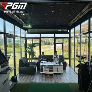 Simulador de Golf Pgm para interiores con pantalla de impacto y sistema de Monitor de lanzamiento, Red de entrenamiento, accesorios para entrenador, columpio verde Virtual - Product Image 5