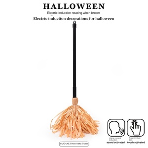 Bruja Eléctrica Moderna de Halloween con Escoba Mágica, Nuevo Accesorio de Mago de Plástico Transfronterizo, Novedades para Fiestas - Product Image 5