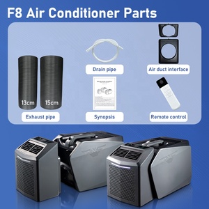 Climatiseur Mobile Dual Hose 6200Btu Silent Apartment Hotel Commercial Dc Ac Portable Air Conditioner for Indoor - Product Image 5