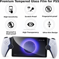 Échantillon gratuit de certification de lecteur de jeux vidéo Film de protection d'écran en verre trempé pour Sony PS Playstation Portal Film de protection