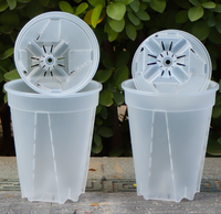 Pots de culture pour orchidées en plastique PP, respirants, robustes, légers, écologiques, pour le contrôle des racines, pour fenêtre, maison, bureau