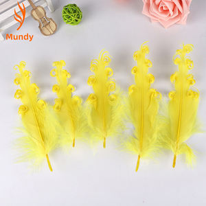 Plumas Nagorie Rizadas de Colores Mezclados Hechas a Mano, Plumas de Ganso Satinadas para Manualidades y Diseño, Venta al Por Mayor de Fábrica a Precios Bajos - Product Image 6