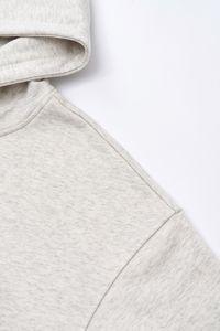 Sudadera con Capucha de Moda para Mujer Otoño N25501, Sudadera Corta con Bolsillos Grandes y Logotipo Frontal, Tejido de Rizo, Suministro ODM - Product Image 3