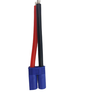 สายซิลิโคนสีแดงดำขนาด 12AWG3135 สำหรับอุณหภูมิห้อง พร้อมปลั๊กแบบกล้วยตัวผู้และตัวเมีย สำหรับจ่ายไฟ EC5 สายชาร์จแบตเตอรี่ลิเธียม - Product Image 1