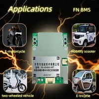 Système de gestion de batterie FN 4S 12V 40A NMC Cell BMS 12 Volt Li-ion 4S 40 ampères pour pack de batterie de vélo électrique au lithium-ion