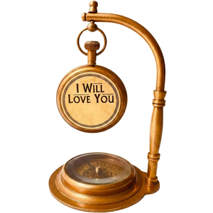 Reloj de Mesa Decorativo con Brújula, Reloj de Sol de Escritorio, Decoración de Estante, Estilo Vintage Atemporal, Reloj de Mesa de Estilo Náutico Antiguo - Product Image 5