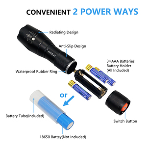 1000 Lumens Q5 Led Taschenlampe Shocker Senter Zoomable Torch Rechargeable Lampu Tangan Lanterna De Led Senter