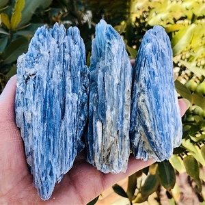 Piedra Natural de Cianita Azul al por Mayor, Muestra de Cristal Azul Raro, Material en Bruto, Piedra Curativa para Decoración del Hogar, Regalo Creativo - Product Image 2