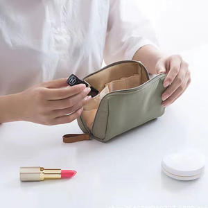 Bolsa Organizadora de Maquillaje Personalizada de Poliéster, Bolsa de Viaje Portátil para Artículos de Aseo, Bolsa de Almacenamiento de Maquillaje de Nailon con Asa - Product Image 4