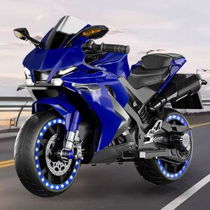 Motocicleta Eléctrica Infantil Personalizable de Gran Tamaño con Luces y Música, Coche de Juguete Musical, Bicicleta Infantil de Dos Ruedas - Product Image 3