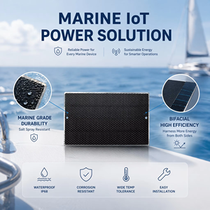 Panel Solar Mini de Alta Durabilidad, Resistente al Agua IP68, Laminado de Doble Cara con ETFE, 1W 5W 10W 20W, para Monitoreo Marino - Product Image 3