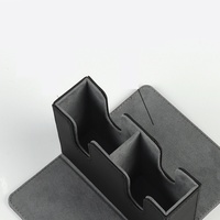 Étui à cartes magnétique en cuir PU personnalisé, boîte de rangement pour cartes TCG, boîte de rangement pour cartes de jeu Yugioh, cartes à collectionner sportives, 26,5x18x10cm