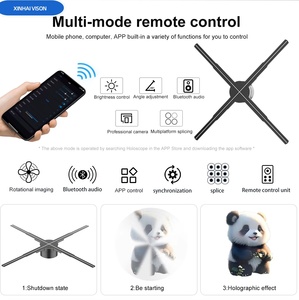 Produttore vendite dirette 100CM 3D olografico Display LED ventilatore proiettore con Digital Signage Digital Imaging rotante - Product Image 3