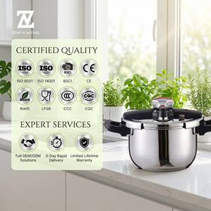 Casserole à pression en acier inoxydable ZHEN NENG 304, 6L 8L, ustensiles de cuisine en acier inoxydable de haute qualité, pot pour la cuisine à domicile - Product Image 4